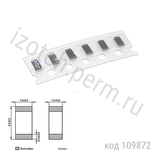 B57621C0103J062 NTC, 10   5% SMD 1206 