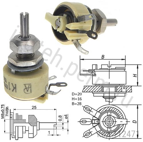 ППБ-2В-2Вт-10 КОМ-10% (ВС-2-25) ППБ-2В-2Вт-10 КОМ-10% (ВС-2-25)