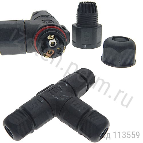 Кабельное соединение 3 кон., герм. (T20-3T-3Pin) Кабельное соединение 3 кон., герм. (T20-3T-3Pin)