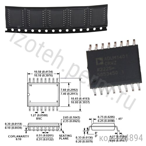 ADUM1401CRWZ ADUM1401CRWZ