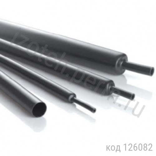 Трубка термоусадочная 12,7/4,2 мм (1,2м) (черная) с клеем TCTGW1.3x Трубка термоусадочная 12,7/4,2 мм (1,2м) (черная) с клеем TCTGW1.3x