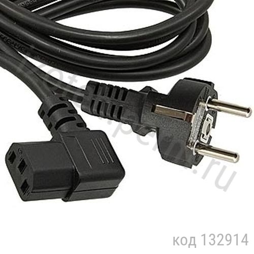 Шнур сетевой EURO (c прямой европейской вилкой, 220В; 3 м) (SCZ Прям.-угл.1 3м. 3х0.75) Шнур сетевой EURO (c прямой европейской вилкой, 220В; 3 м) (SCZ Прям.-угл.1 3м. 3х0.75)
