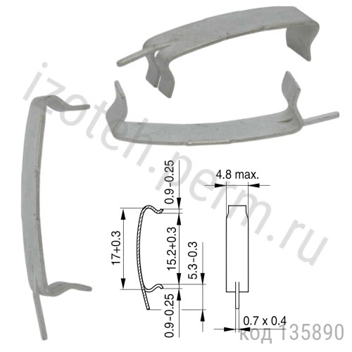 B65814B2203X000:RM10 скоба B65814B2203X000:RM10 скоба