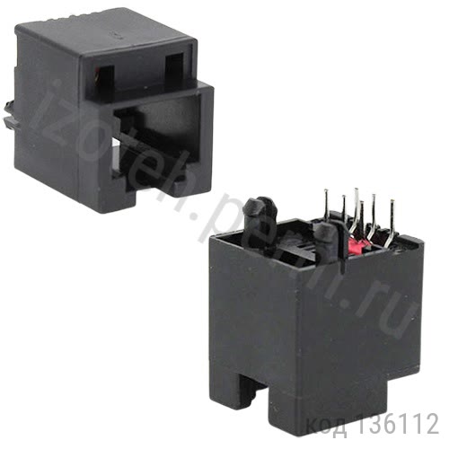 Разъем на плату 6-6 (тип 5) (TJ5-6P6C) Разъем на плату 6-6 (тип 5) (TJ5-6P6C)