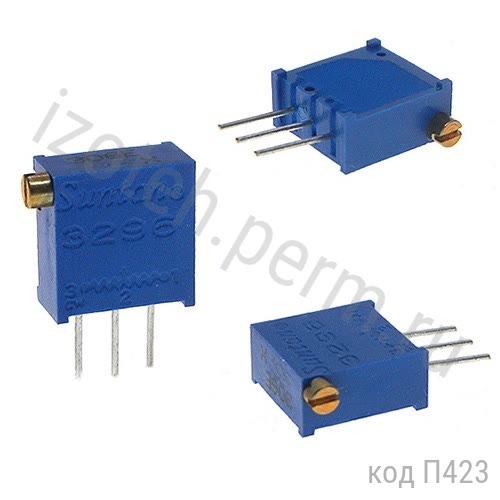 3296X-1-0,5Вт-100 КОМ-10% 3296X-1-0,5Вт-100 КОМ-10%