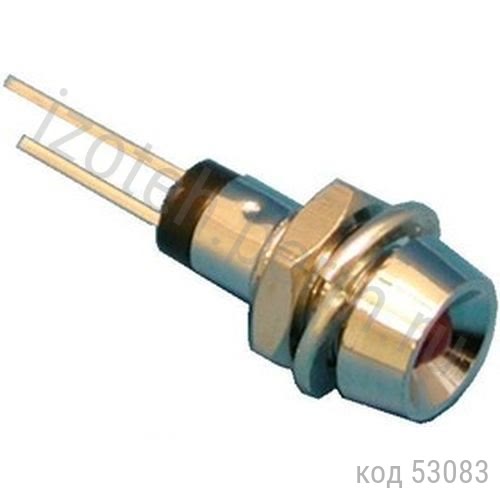 Светодиод в корпусе-на блок, под М6, 3мм, красный (LA03W/I) Светодиод в корпусе-на блок, под М6, 3мм, красный (LA03W/I)