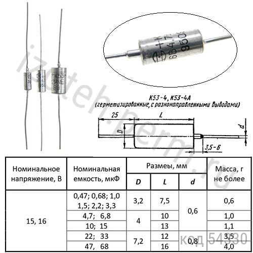 К53-4-16В-4,7 мкф-30% К53-4-16В-4,7 мкф-30%