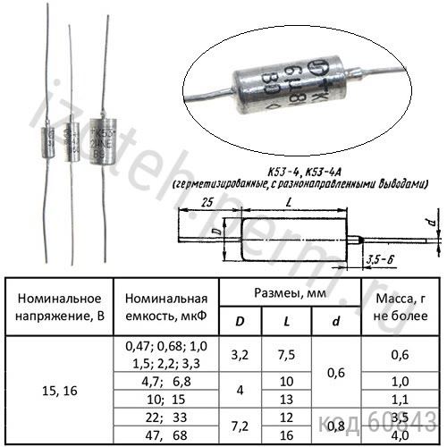 К53-4-16В-6,8 мкф -20% К53-4-16В-6,8 мкф -20%