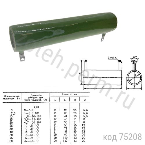ПЭВ-75-470 ОМ-5% ПЭВ-75-470 ОМ-5%