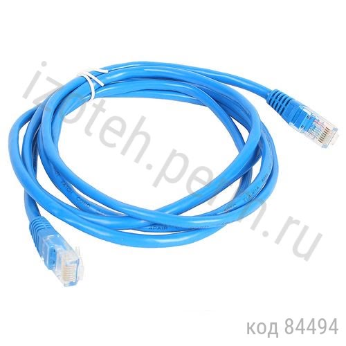 Патч-корд 5е категория, 2м (SC03-8P8C2-B) (синий) Патч-корд 5е категория, 2м (SC03-8P8C2-B) (синий)