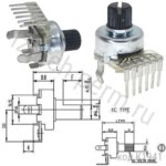 R1214G-B 50K-50/50 КОМ (L-15 KC)