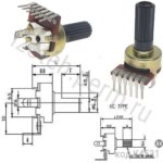 R1214G-B 100K-100/100 КОМ (L-25 KC)