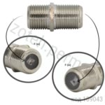 Переходник F (м) - F (м) (F-I) (FJ-FJ)