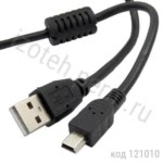  USB ()   - miniUSB  B () 5pin (MiniUSB-BM 5p USB-AM 1.8m F) 1,8   