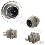 Разъем 3 конт. (п) на блок (GX12M-3B)