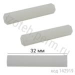 Стойка отв.-отв., 32 мм, М3, шестигр., пластик (PCHSS-32) (KLS8-0215-M3-32)