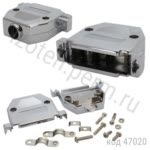 Корпус разъема 25 pin металлизир. (DN-25C)