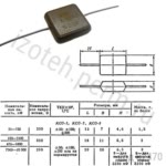 КСО-5-500В-820 пф-10%