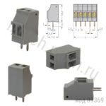 Клеммная колодка на 2 конт. WAGO (740-102)