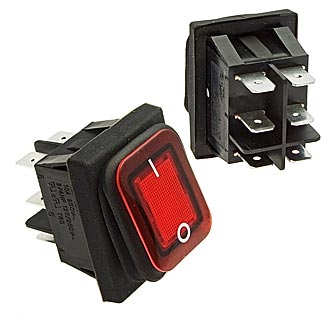 SB091-12V IP65 on-on 22x30mm  2016 �.
