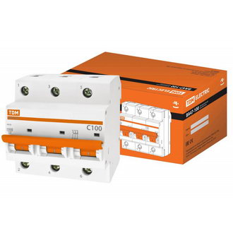 ВА47-100 3Р 100А 10кА х-ка С 2022 г.