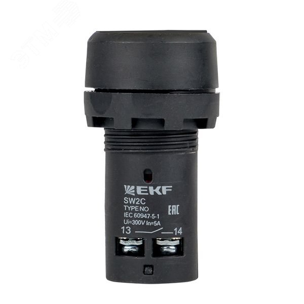 Кнопка SW2C-11 возвратная черн. NO+NC sw2c-11s