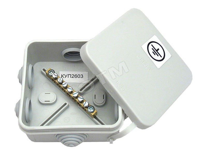 Коробка распределительная ОП 85х85х40мм IP55 (ШДУП) КУП2603-И