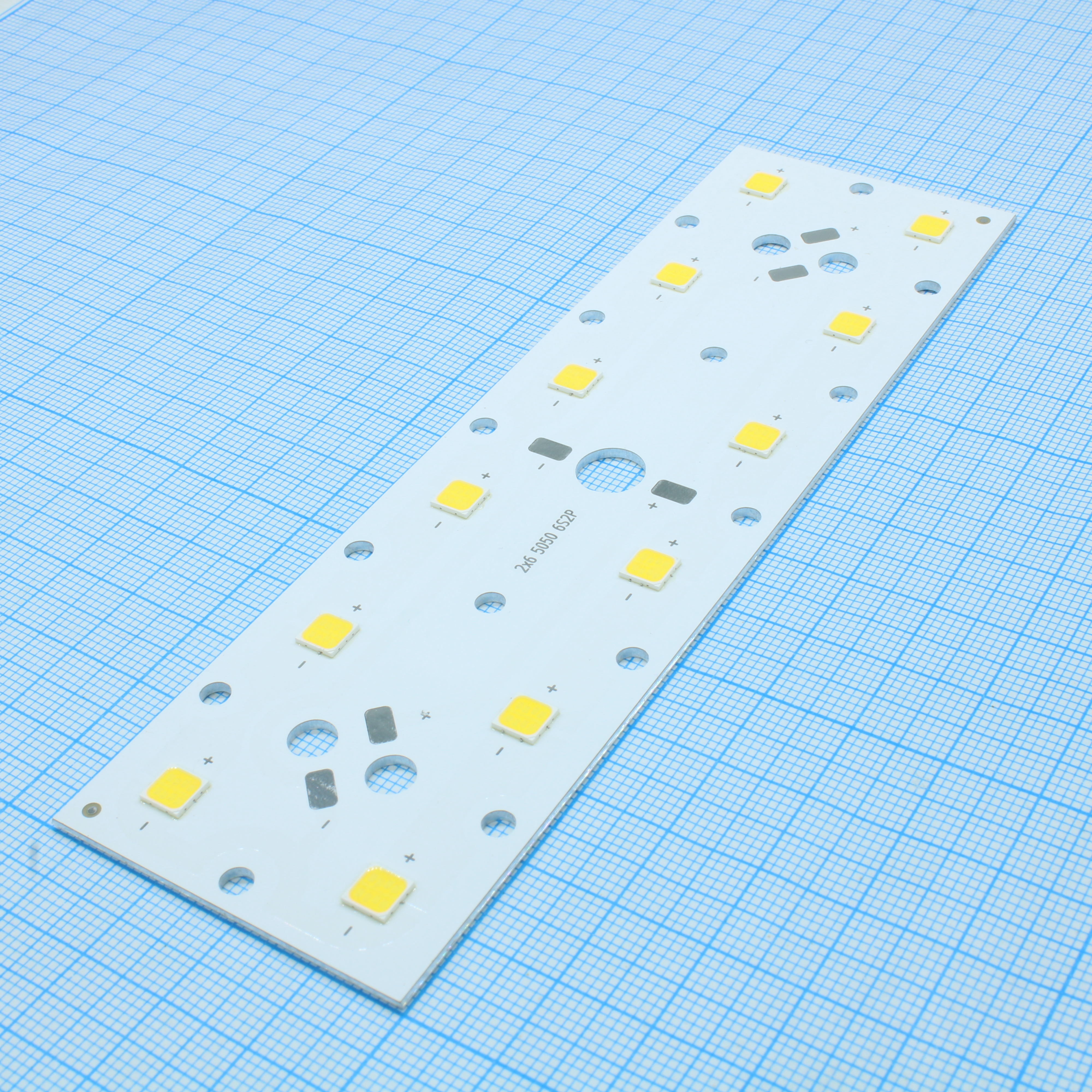 Светодиодный модуль 2x6 5050 6S2P 5000K