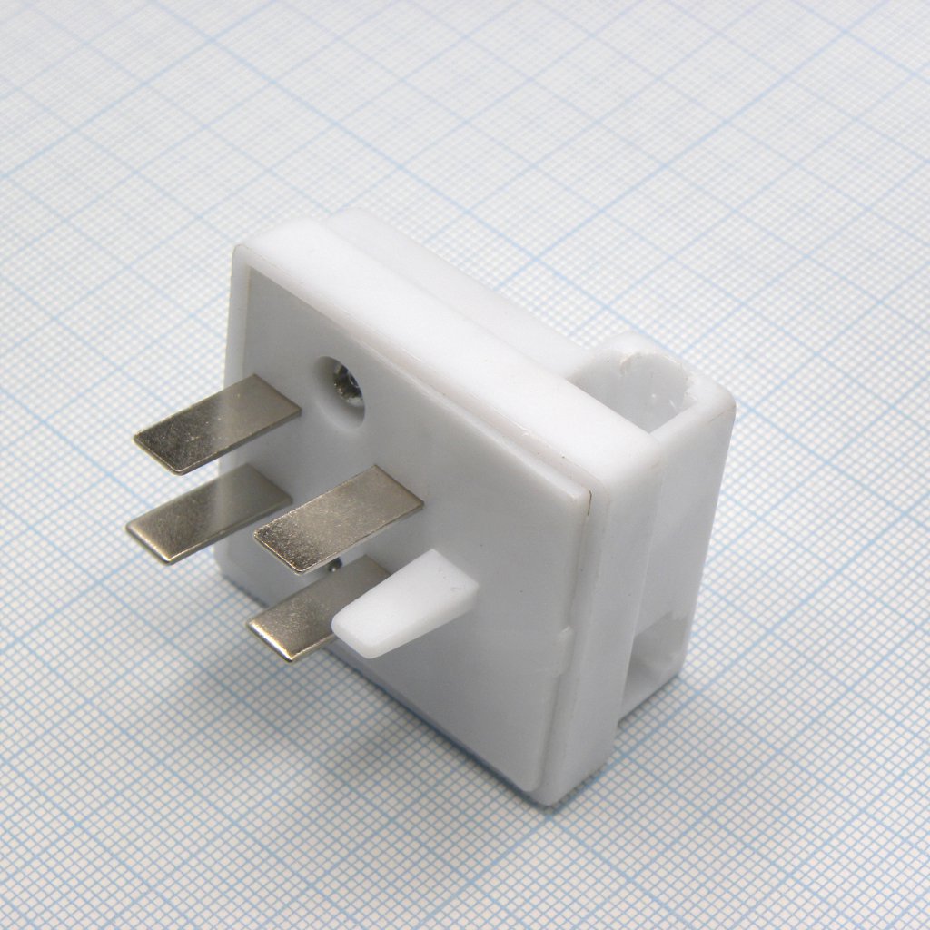 тел адаптер вилка*2