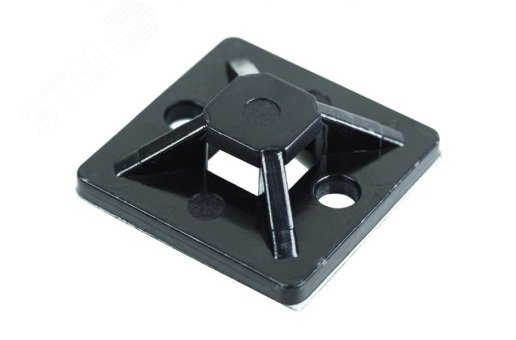 Площадка самоклеящаяся 20х20мм черн. (уп.10шт) 07-2021-10